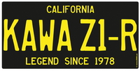 Z900us US License Plate Z1 R